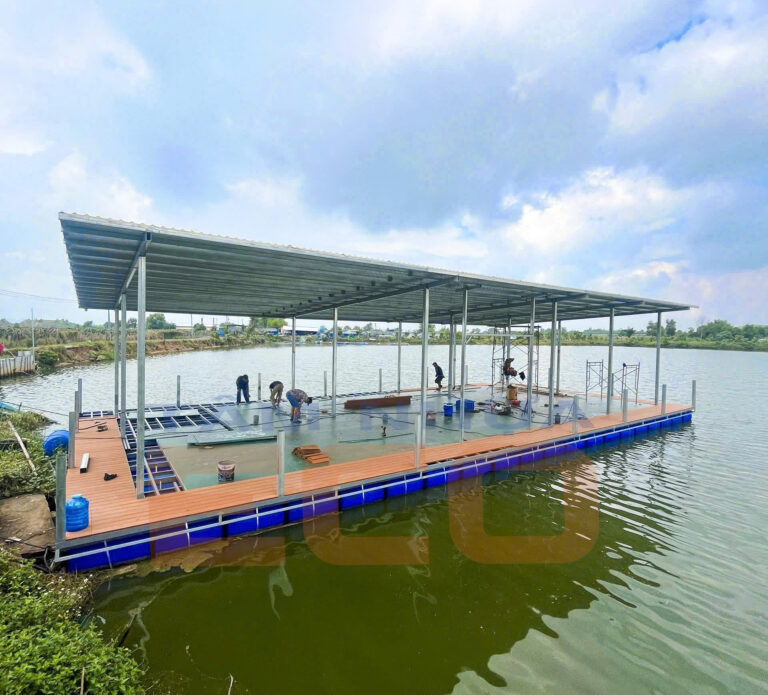 Tấm nhựa Eco làm sàn nhà nổi
